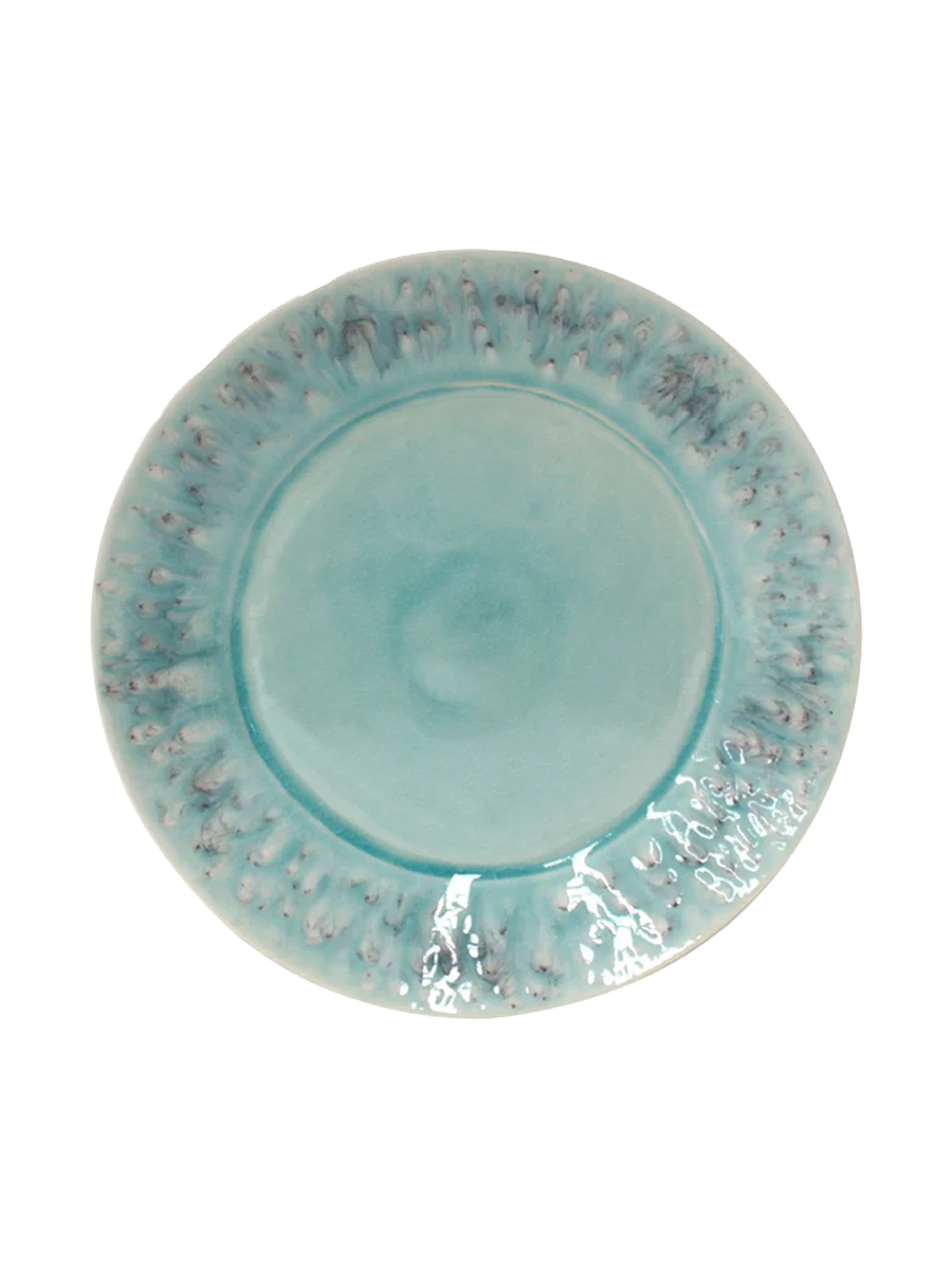 
Handmade Dinner Plate "Madeira" - Blue