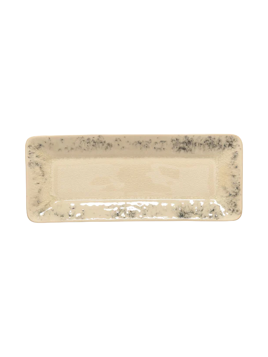 
Handgefertigte Servierplatte „Madeira“ - Cream / Medium