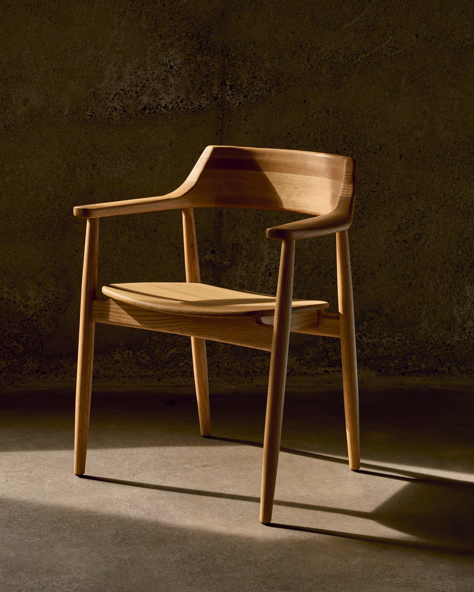
Fauteuil design « Fondesso » en chêne massif - Chêne naturel