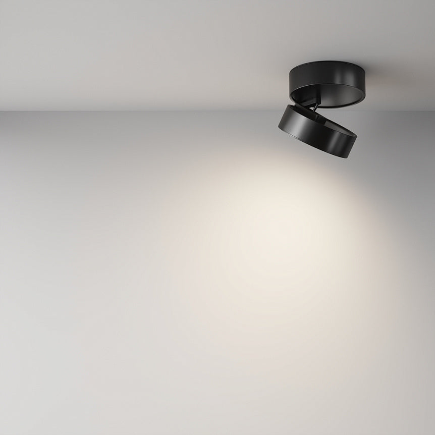 
Lampada da soffitto di design girevole a LED “Onda” 4000K - Nero / ø 12cm