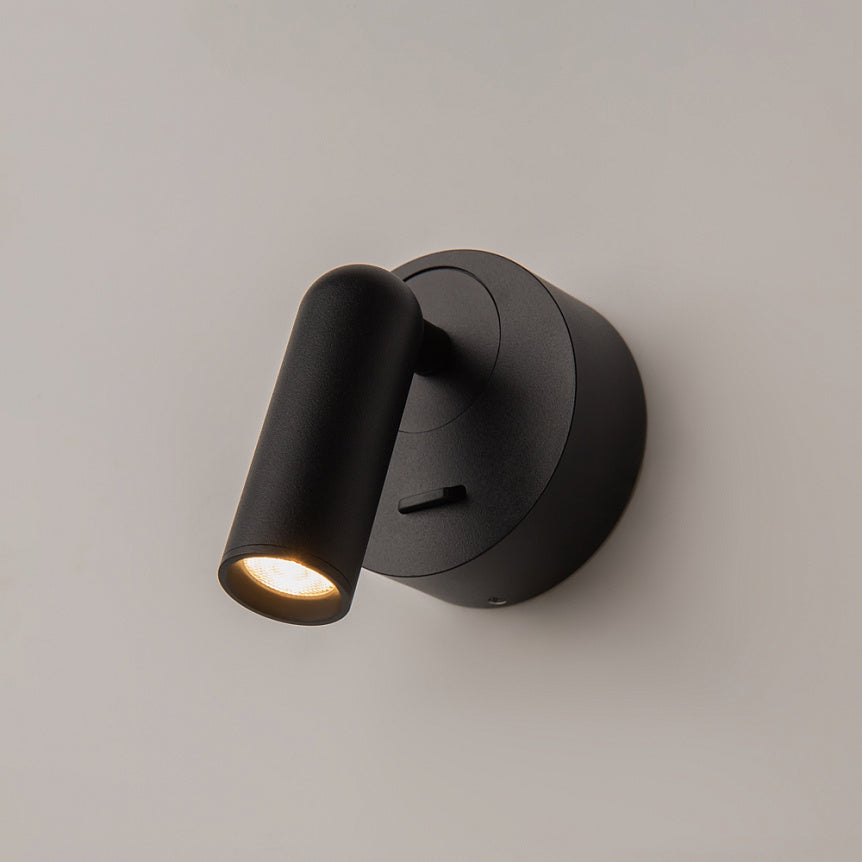 
Round LED Design Wall Lamp "Mirax" - Black
