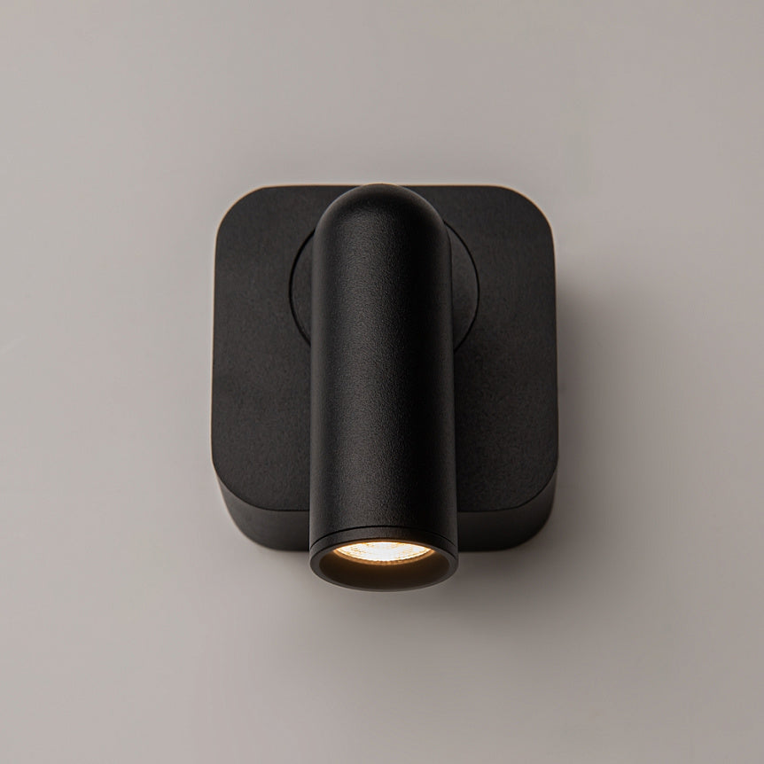 
Lampada da parete di design LED quadrata "Mirax" - Nero