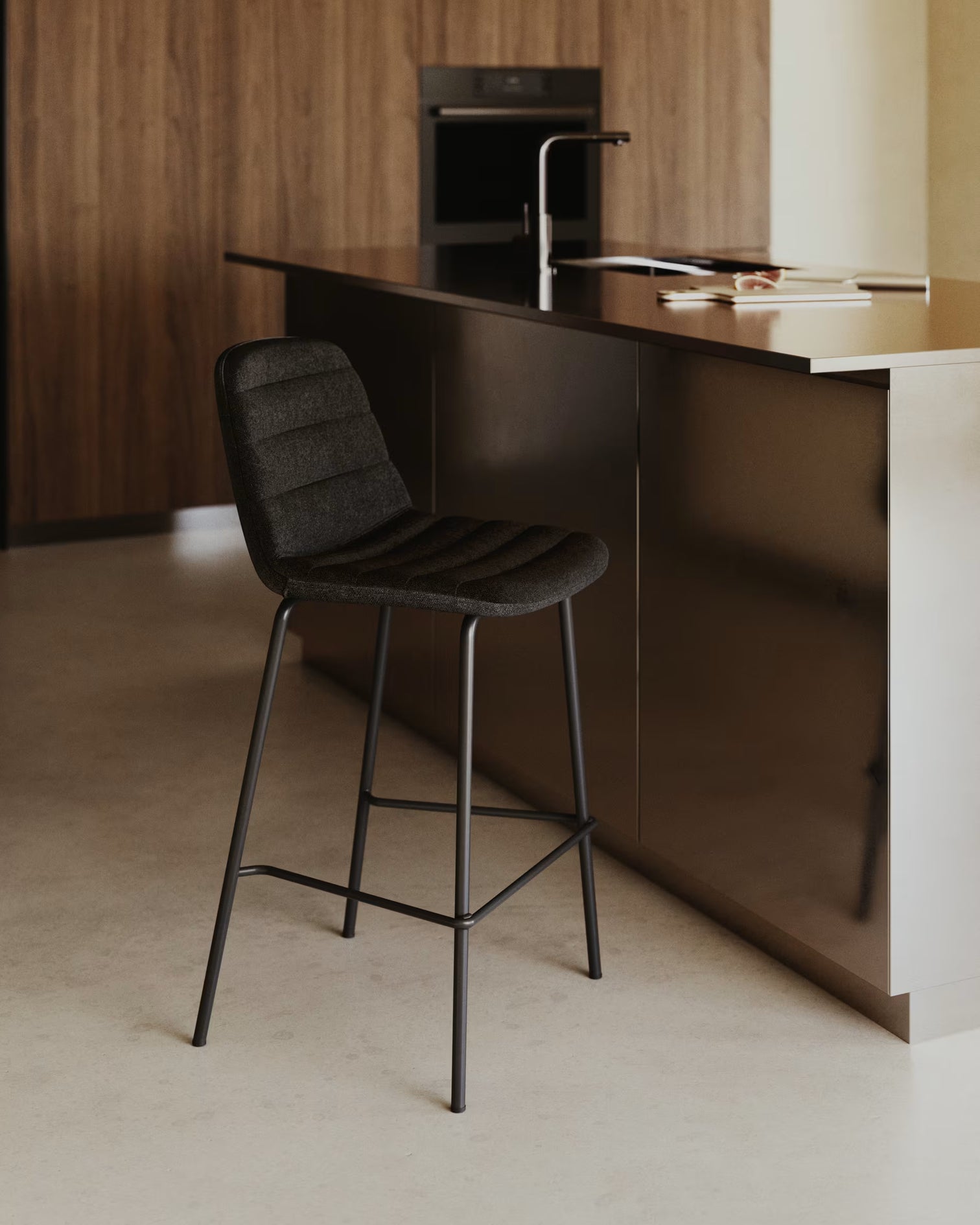 
Tabouret de bar design « Zunildo » - Noir