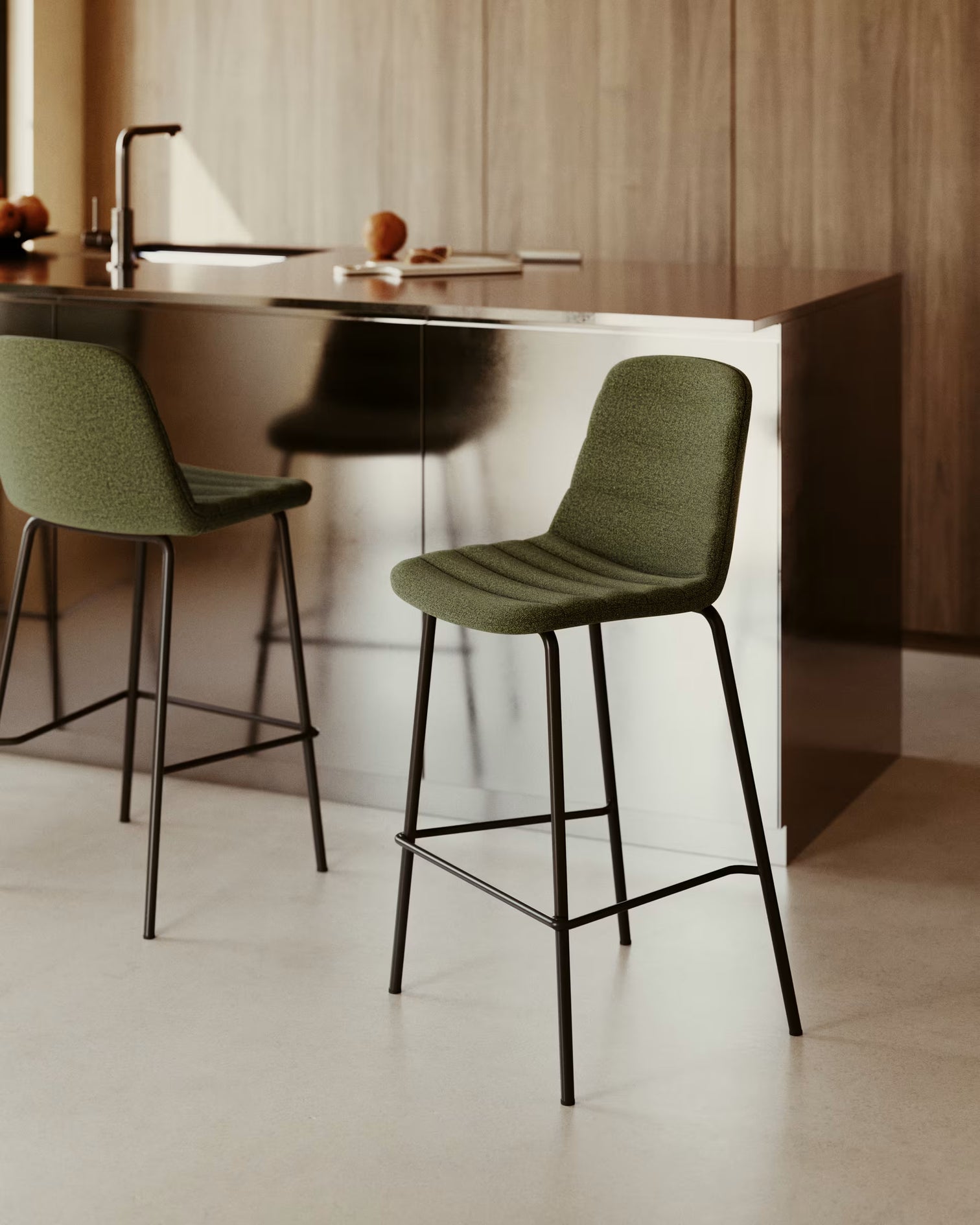 
Tabouret de bar design « Zunildo » - Vert