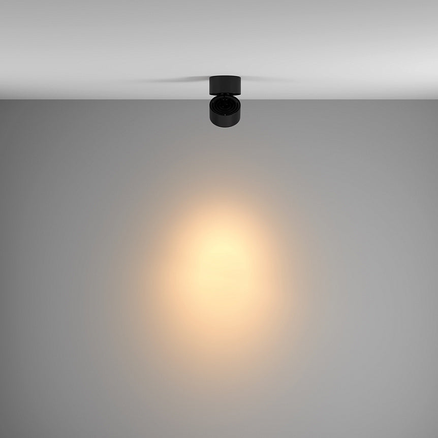 
Plafoniera di design a LED "Yin" - Nero