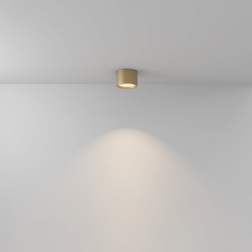 
LED Designer Ceiling Light "Hydra" - Brass / ø 10.5cm