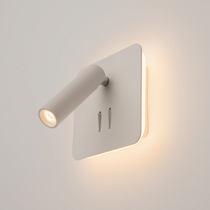 
Quadratische Flexible LED-Wandlampe „IOS“ - Weiss