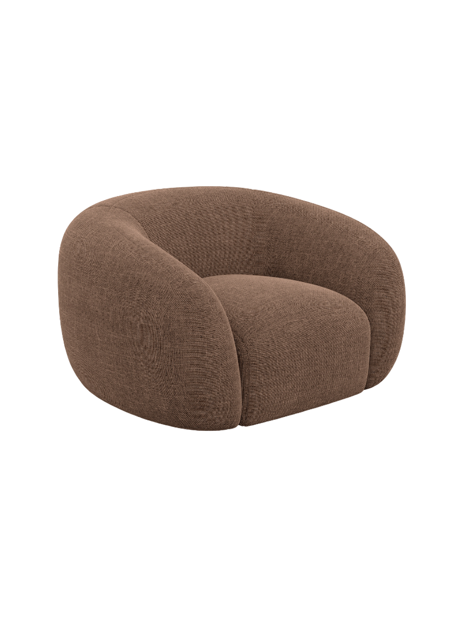
Design Loungesessel „Serano“ mit Strukturstoff-Bezug - Strukturstoff Anthrazit