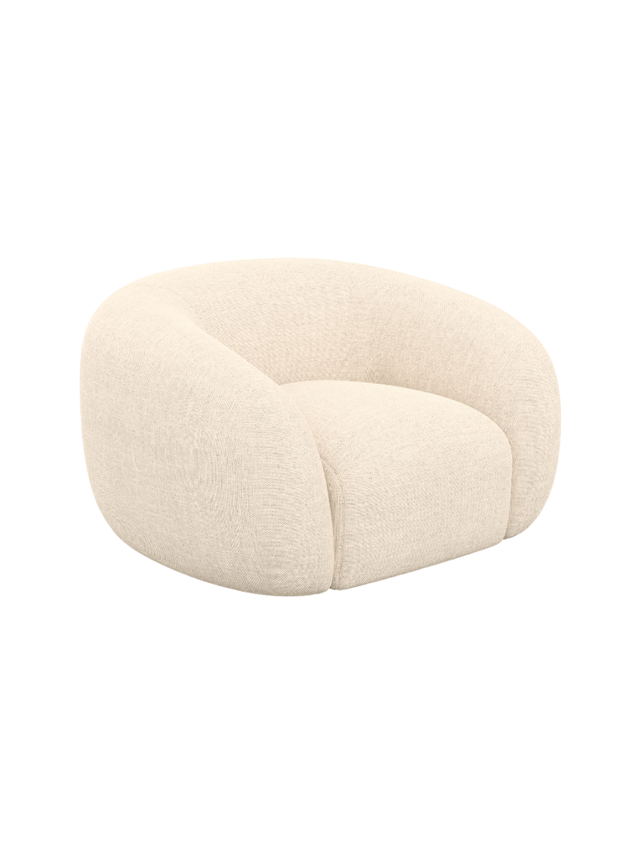 
Design Loungesessel „Serano“ mit Strukturstoff-Bezug - Strukturstoff Anthrazit