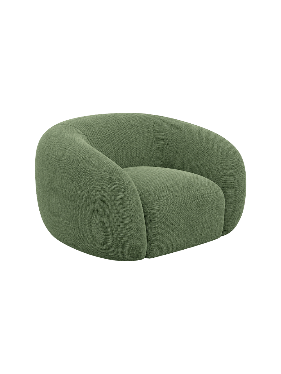 
Design Loungesessel „Serano“ mit Strukturstoff-Bezug - Strukturstoff Anthrazit