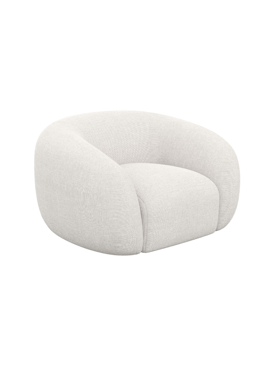 
Design Loungesessel „Serano“ mit Strukturstoff-Bezug - Strukturstoff Anthrazit