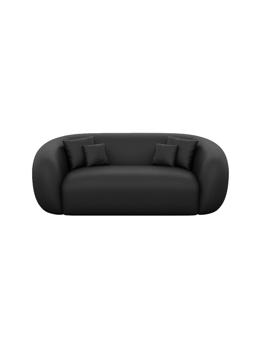 
2-Sitzer Design Echtleder Sofa „Serano“ - Echtleder Beige