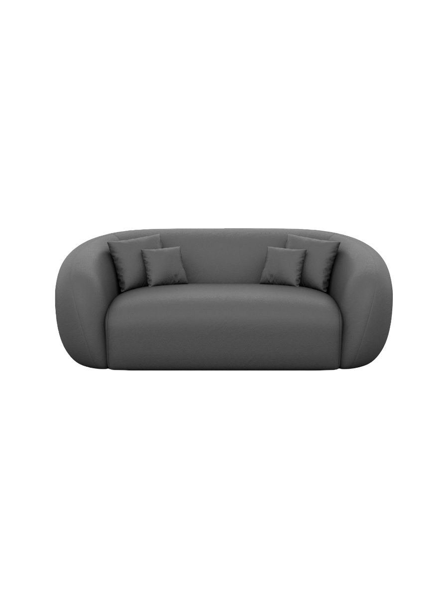 
2-Sitzer Design Echtleder Sofa „Serano“ - Echtleder Beige