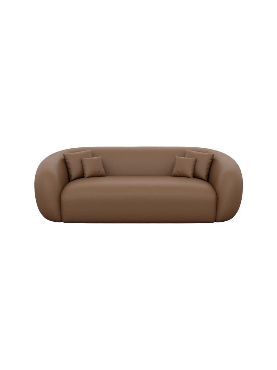
3-Sitzer Design Echtleder Sofa „Serano“ - Echtleder Beige