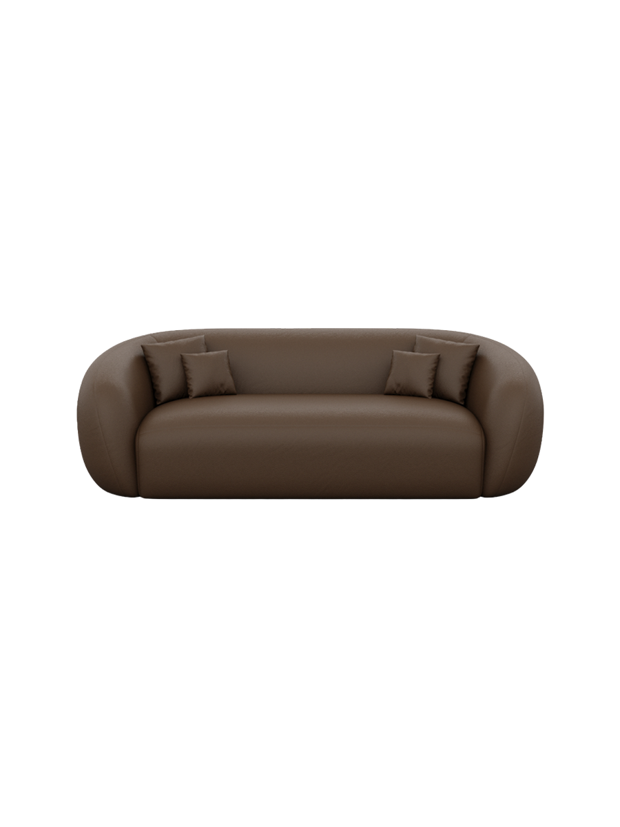 
3-Sitzer Design Echtleder Sofa „Serano“ - Echtleder Beige