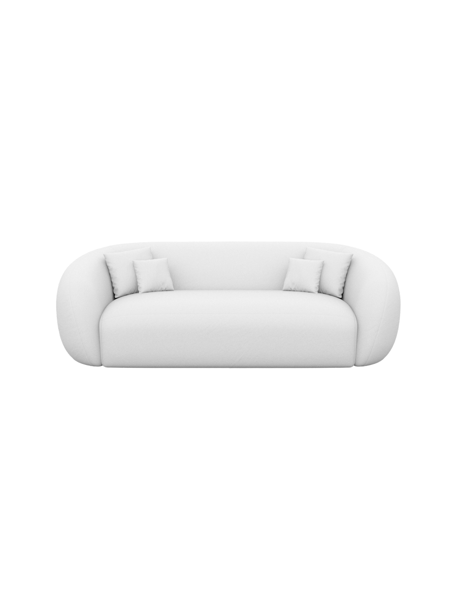 
3-Sitzer Design Echtleder Sofa „Serano“ - Echtleder Beige