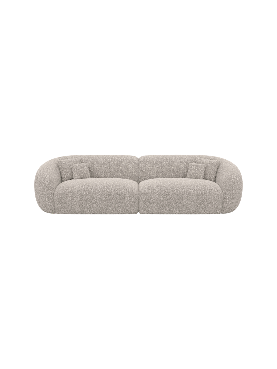 
4-Sitzer Design Sofa „Serano“ mit Bouclé-Bezug - Bouclé Graphit