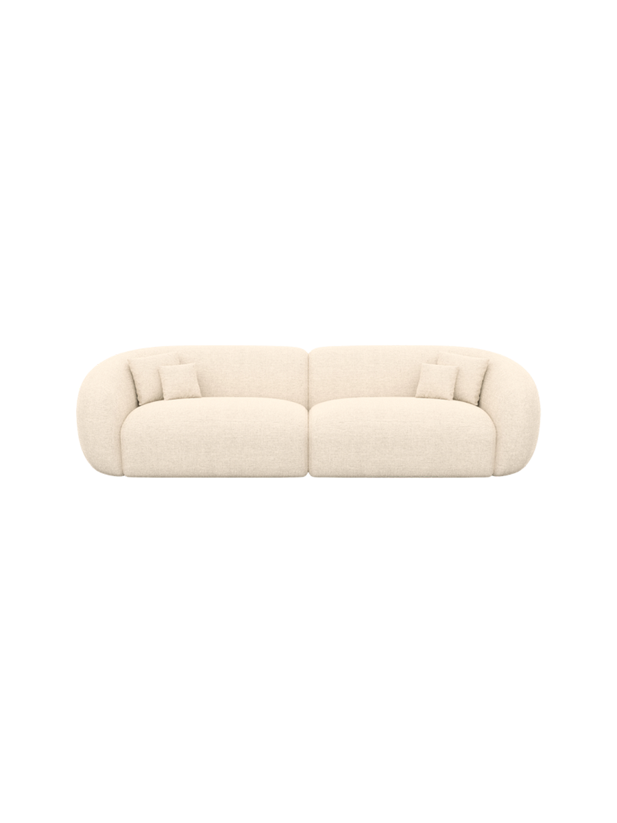 
4-Sitzer Design Sofa „Serano“ mit Strukturstoff-Bezug - Strukturstoff Anthrazit