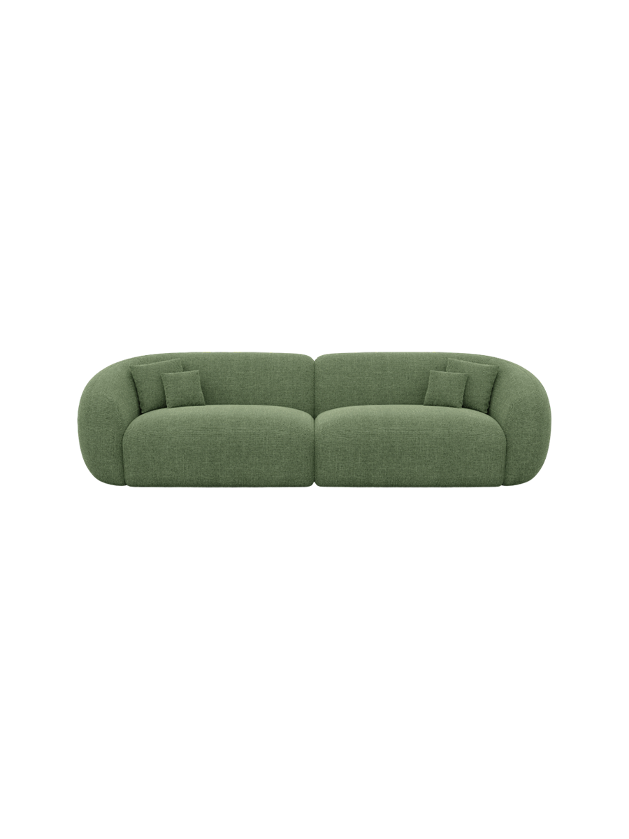 
4-Sitzer Design Sofa „Serano“ mit Strukturstoff-Bezug - Strukturstoff Anthrazit