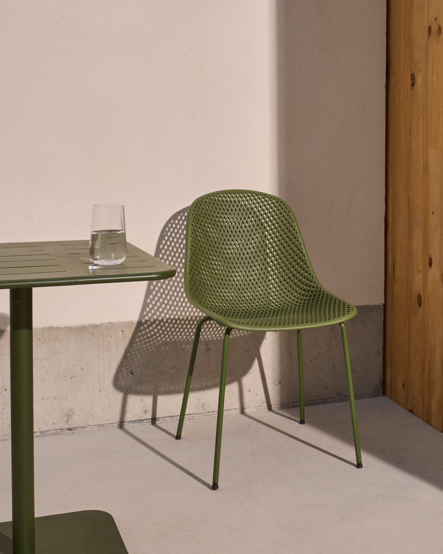 
Chaise d'intérieur et d'extérieur de qualité « Quinby » - Vert