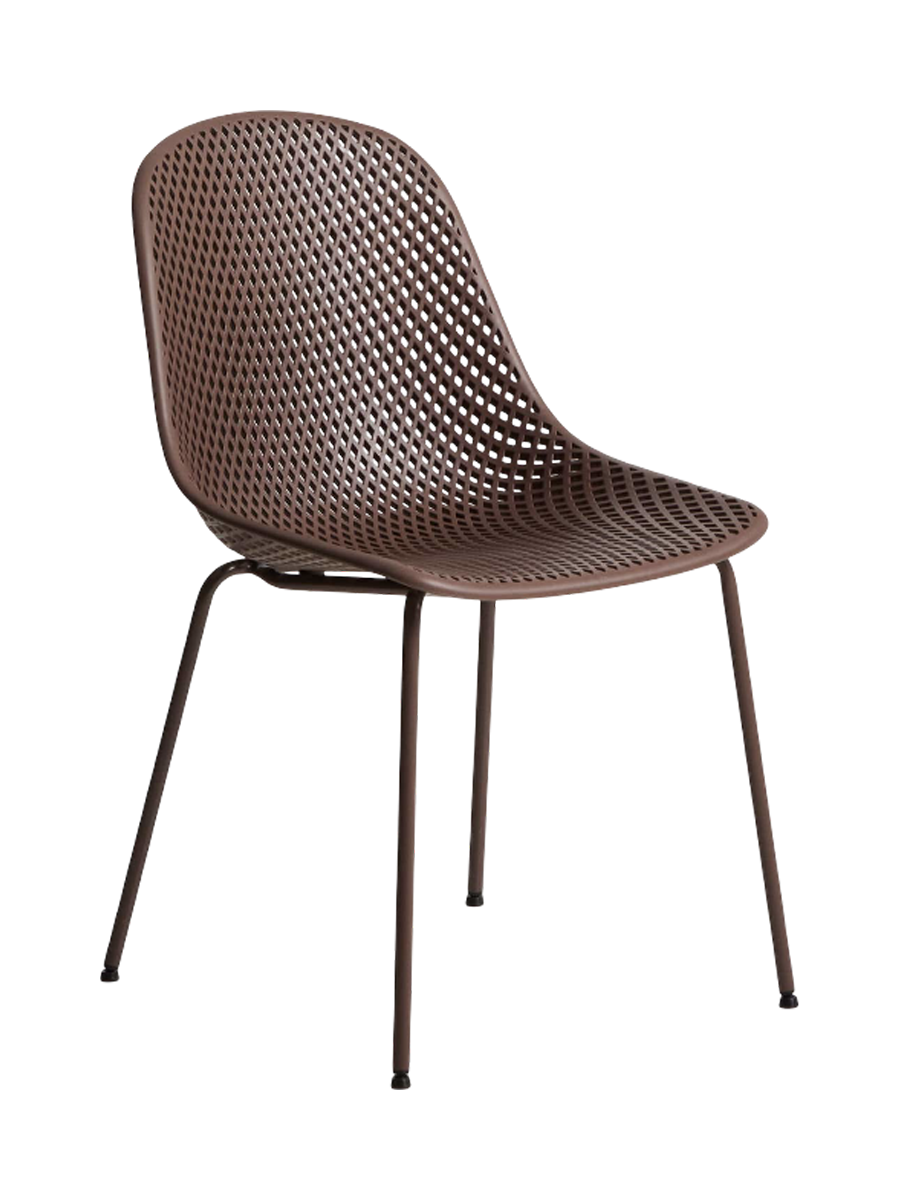 
Chaise d'intérieur et d'extérieur de qualité « Quinby » - Marron