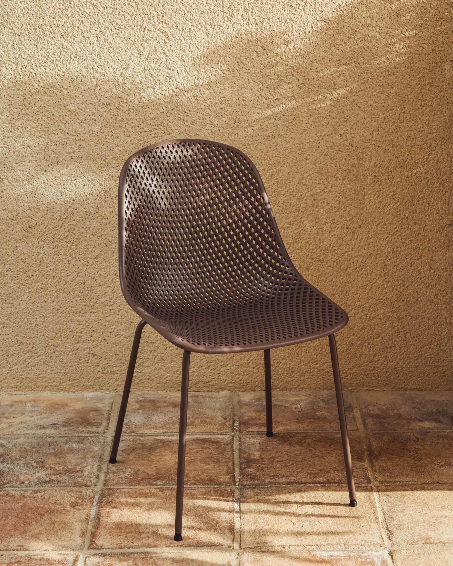 
Chaise d'intérieur et d'extérieur de qualité « Quinby » - Marron
