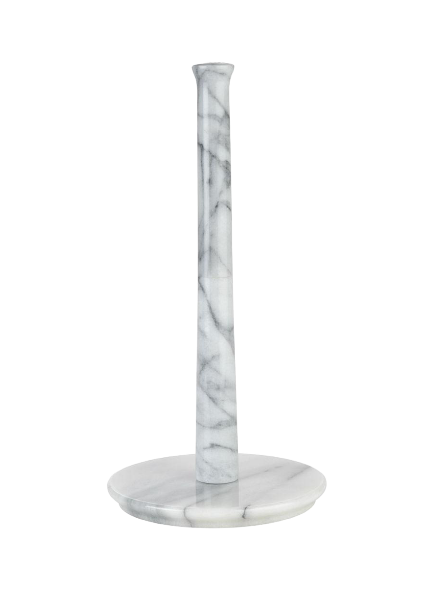 
Marble Paper Towel Holder - White