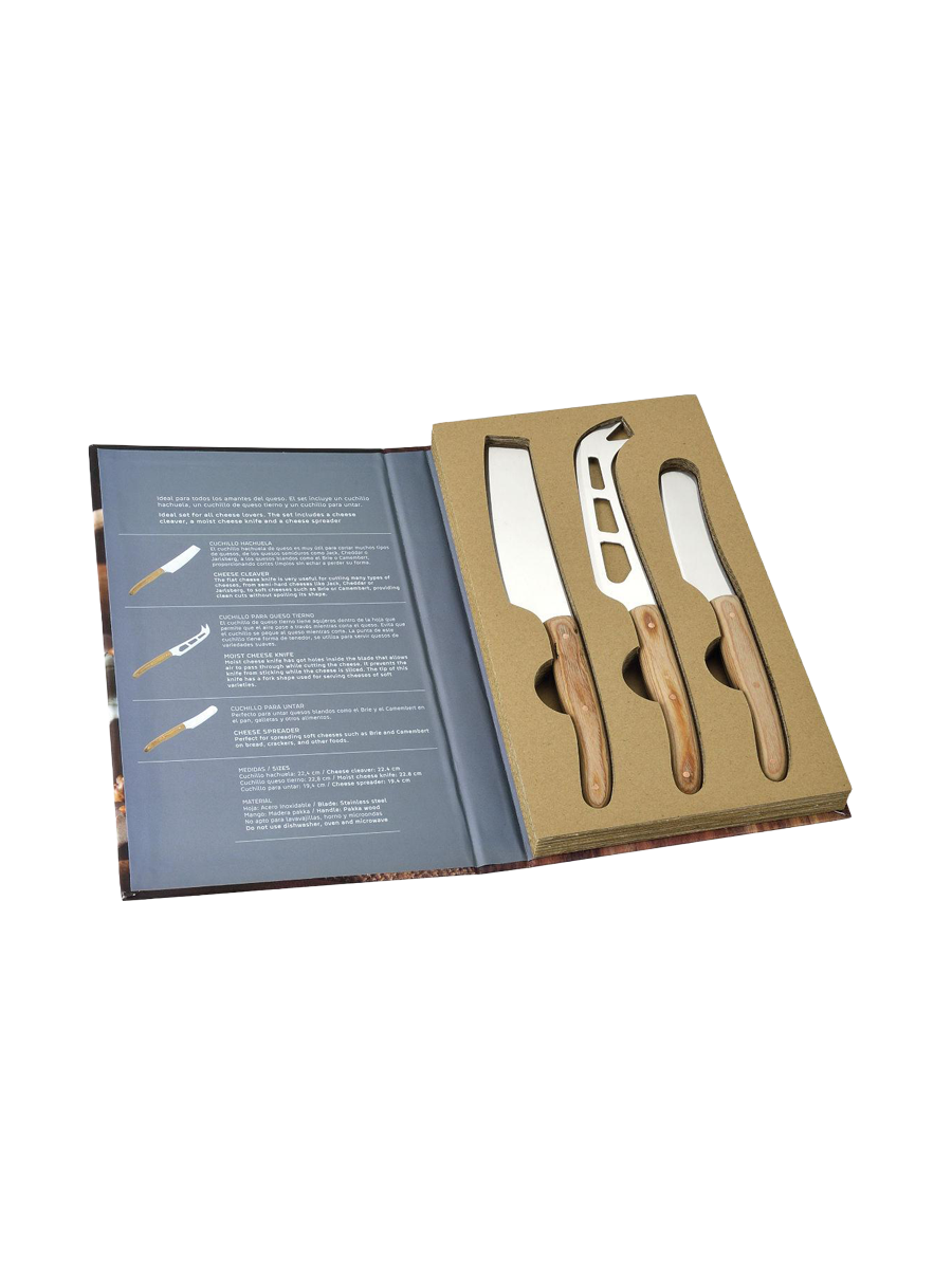 
3-piece gourmet set "For Cheese Lovers"