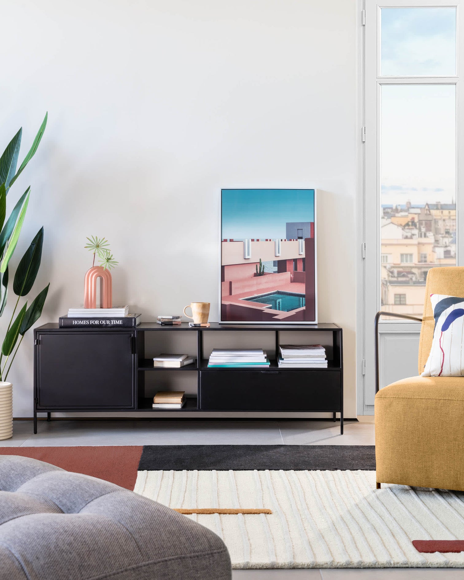 
"Shanta" Designer Metal TV Unit