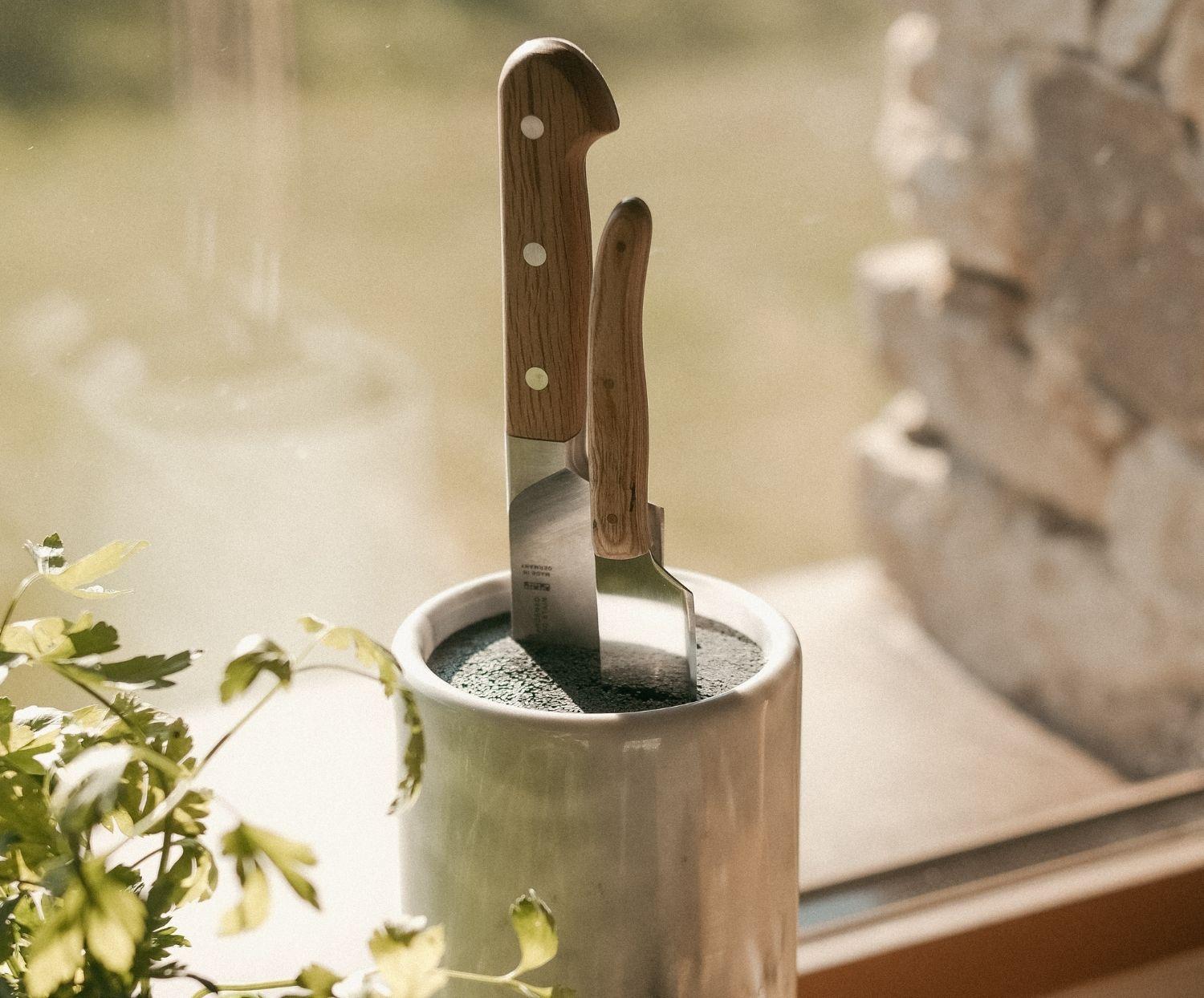 
Marble Knife Block "Sinus"
