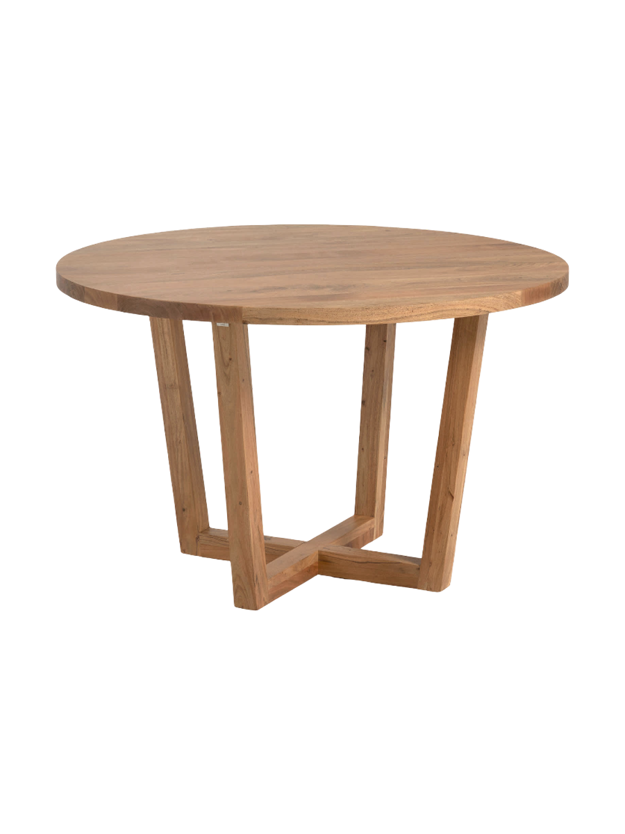 
Round Solid Wood Dining Table "Nahla" - Ø 120 cm