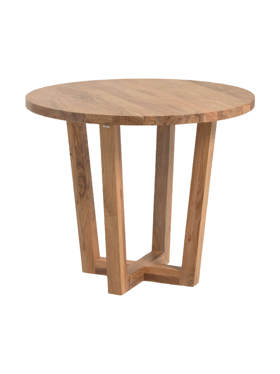 
Round Solid Wood Dining Table "Nahla" - Ø 90 cm