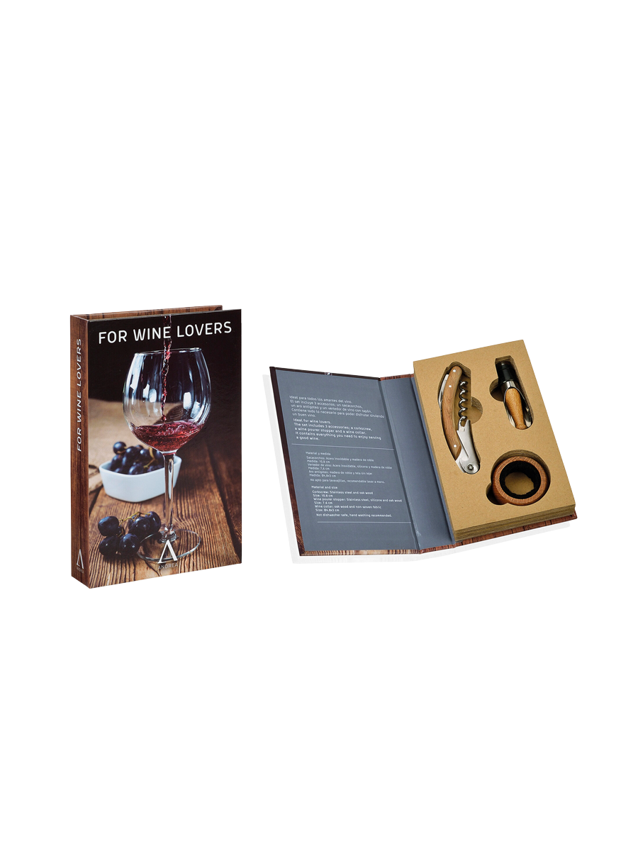 
3 tlg. Gourmet-Set „for Wine Lovers“
