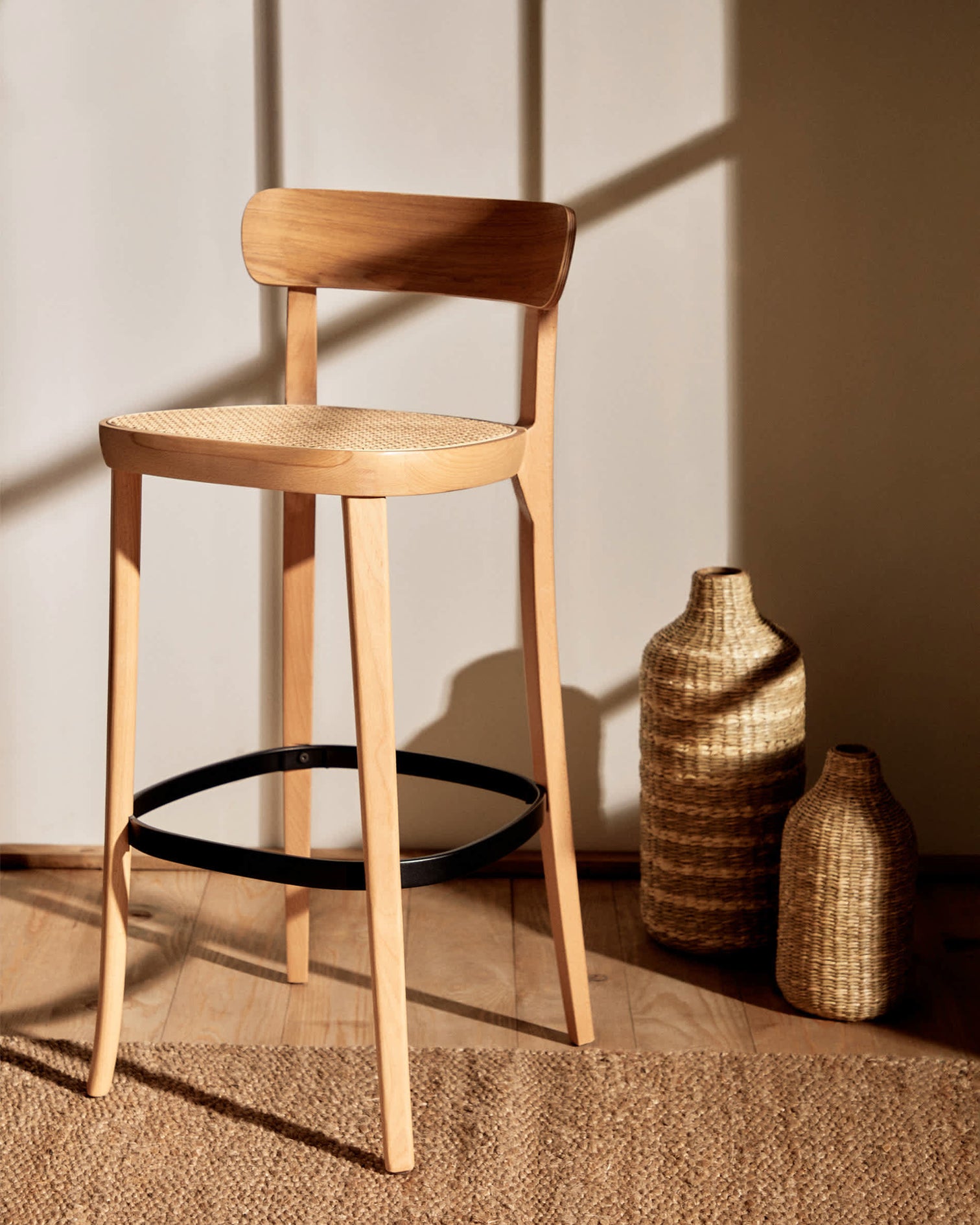 
Tabouret de bar en bois massif « Romano »