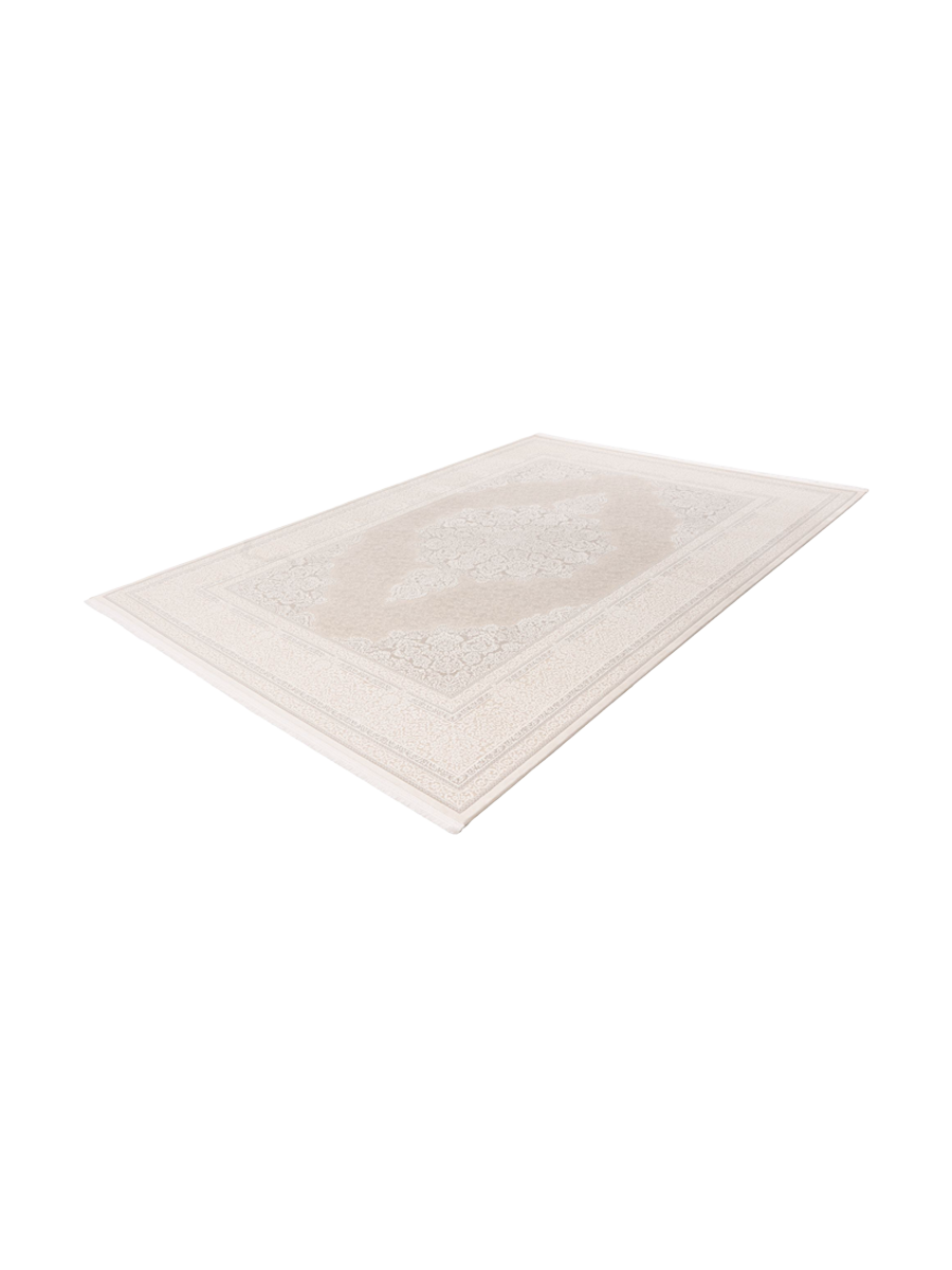 
High-Quality Designer Rug "Clairmont 901", Ivory/Silver - 80 x 150 cm