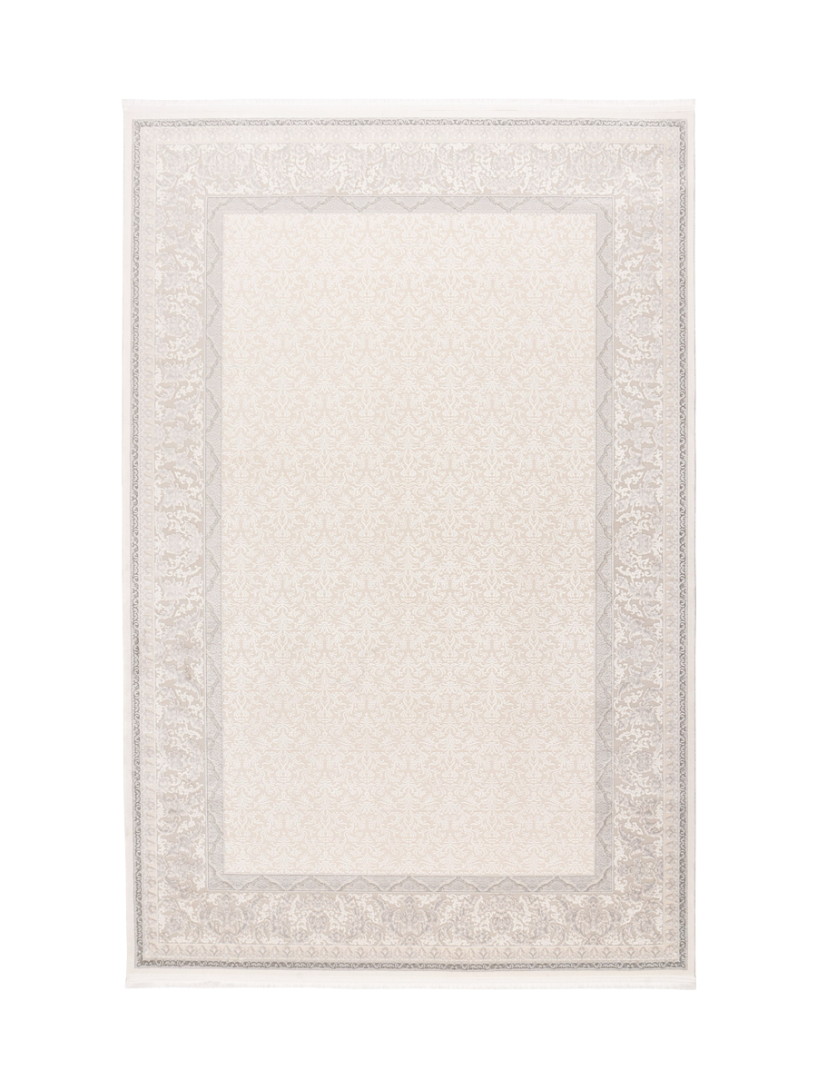 
High-Quality Designer Rug "Clairmont 902", Ivory/Silver - 80 x 150 cm