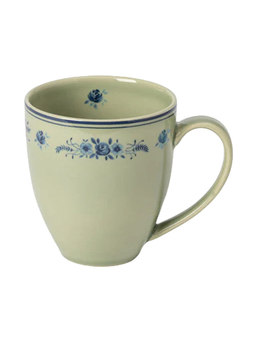 
Handmade Mug "Vila" - Olive Green & Blue