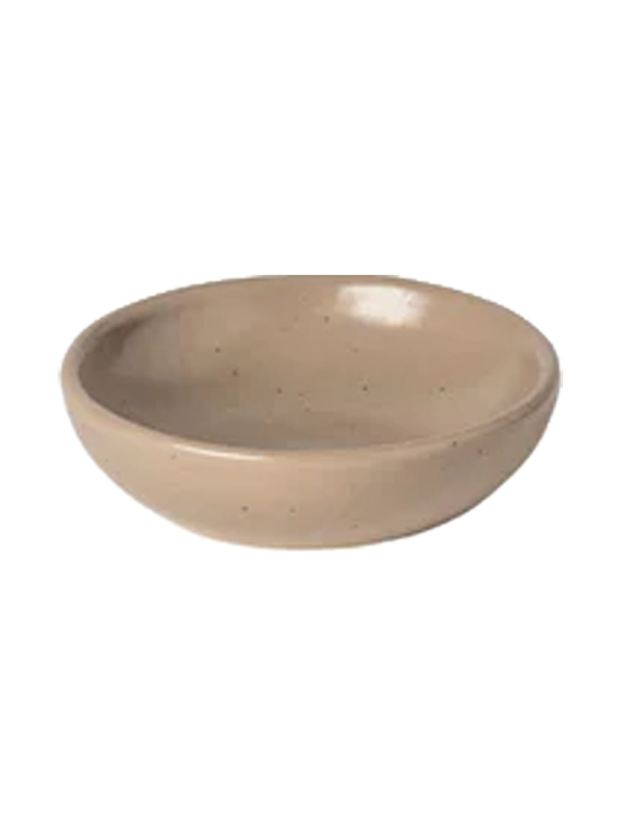 
Handmade Small Dip & Butter Dish "Pacifica" - Taupe