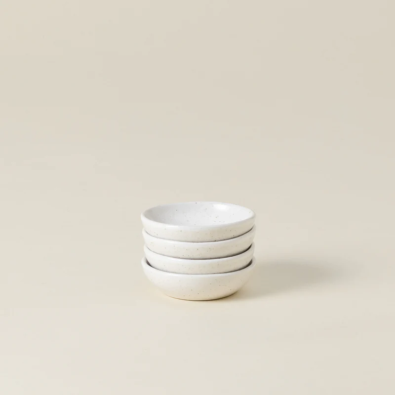 
Handmade Small Dip & Butter Dish "Pacifica" - Salt