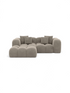 Revêtement en velours beige foncé