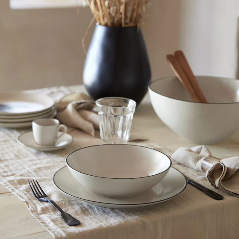 
Handcrafted Soup & Pasta Plates "Augusta"