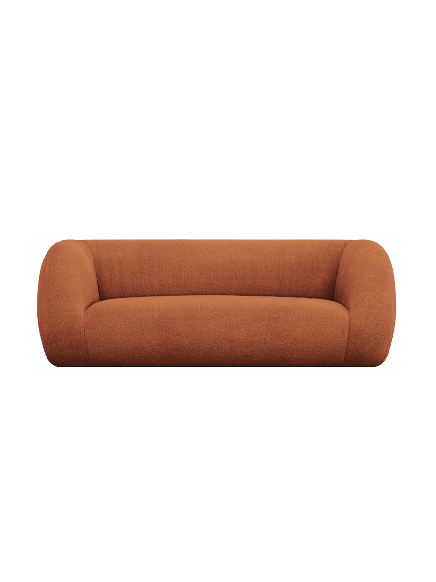 
2-Sitzer Design Sofa „Essen“ - Bouclé Terracotta