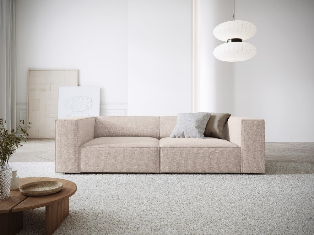 
2-Seater Design Sofa "Arendal" - Chenille Beige