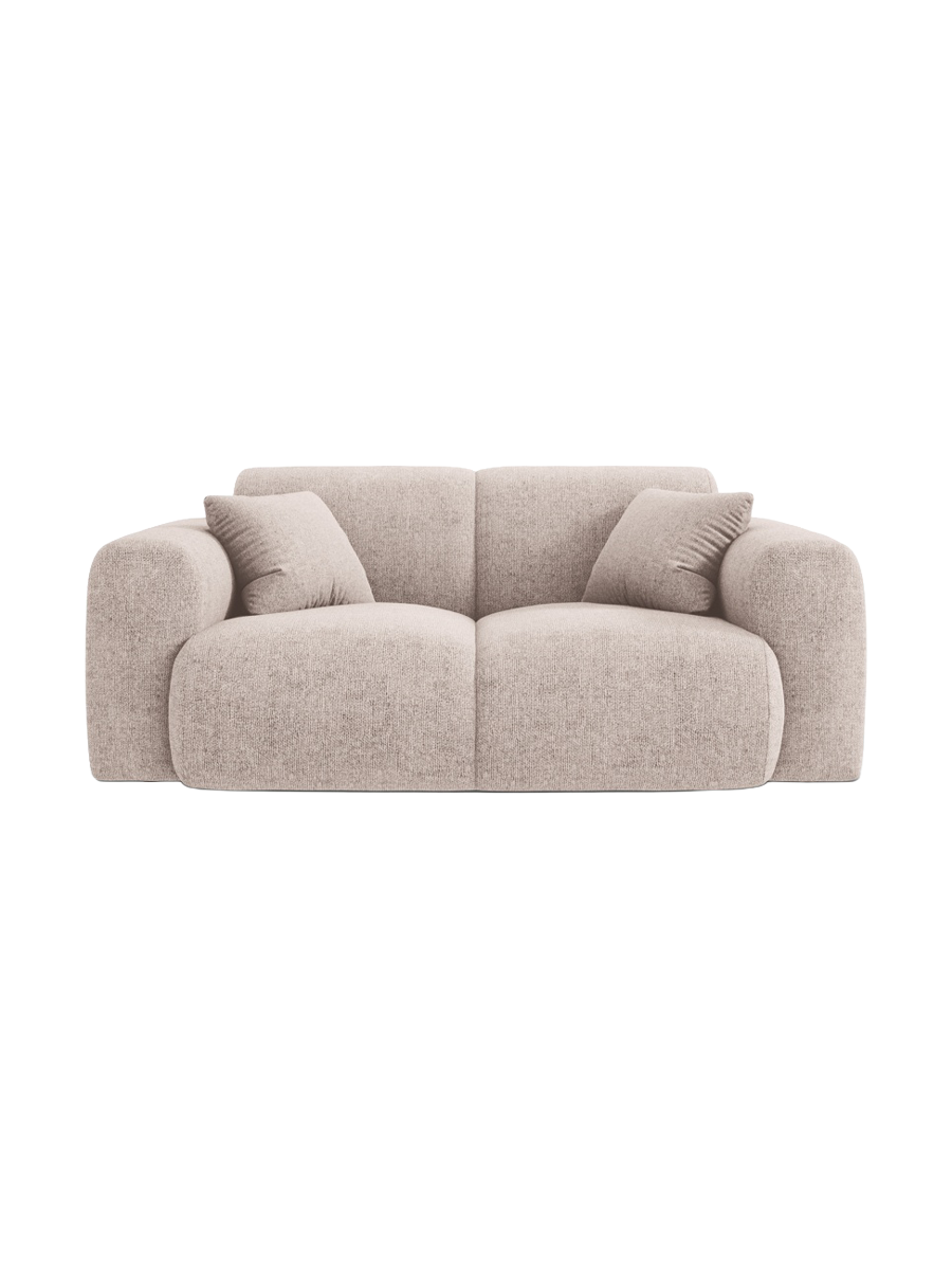 
2-Sitzer Design Sofa „Nolio“ - Chenille Beige