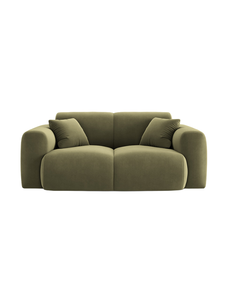 
2-Sitzer Design Sofa „Nolio“ - Samt Hellgrün