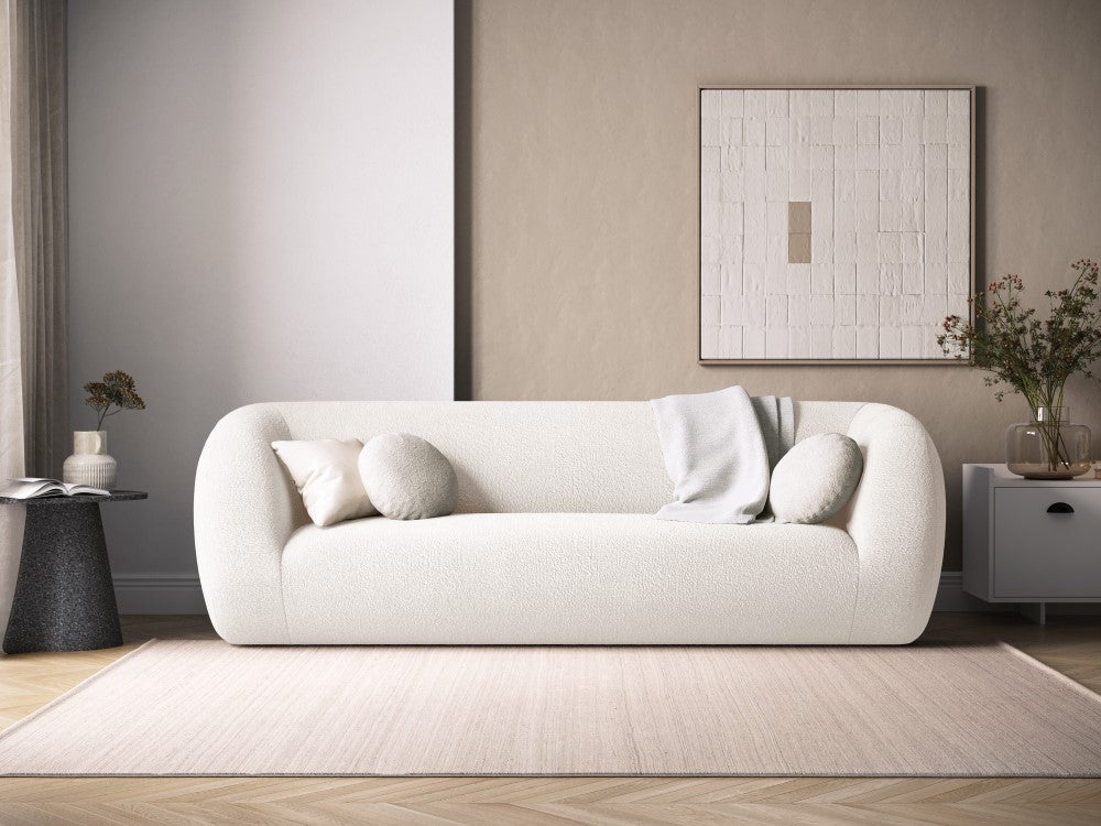 
3-Sitzer Design Sofa „Essen“ - Bouclé Weiss
