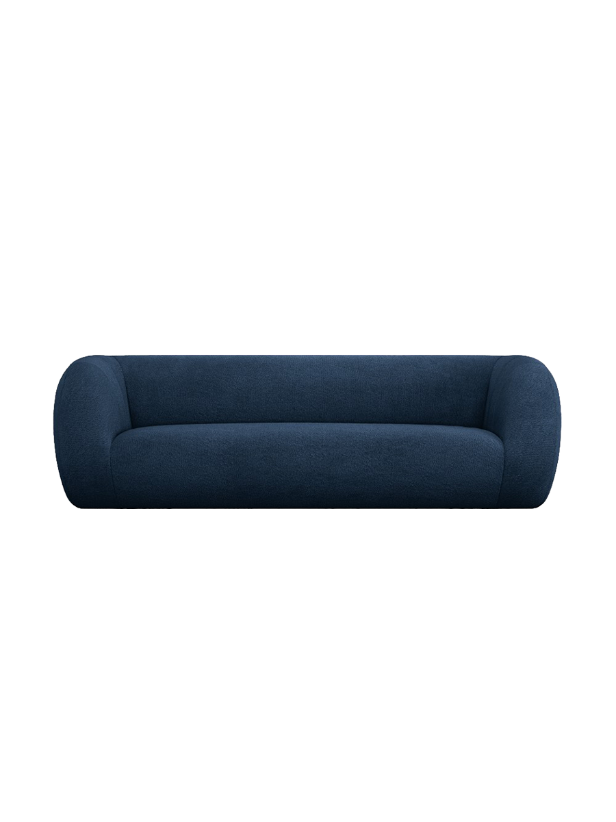 
3-Sitzer Design Sofa „Essen“ - Bouclé Dunkelblau