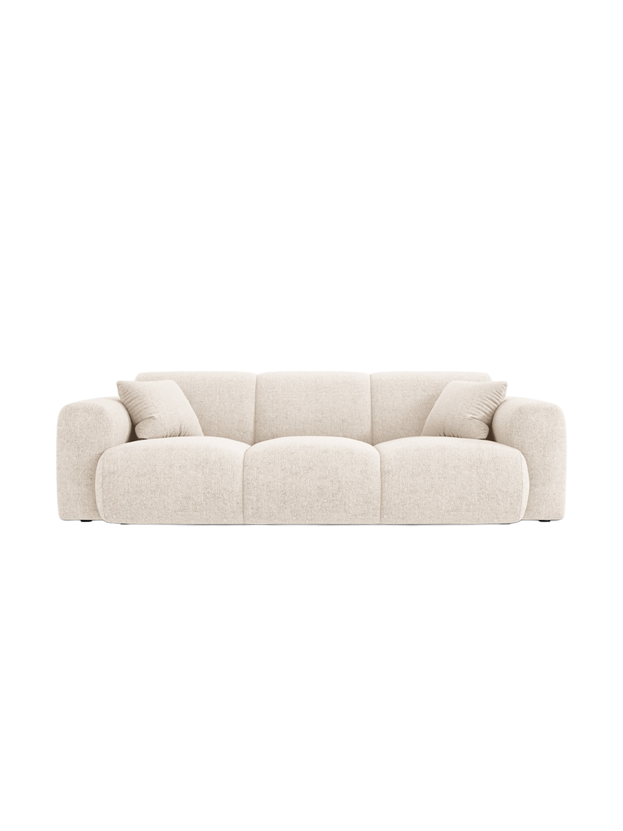 
3-Sitzer Design Sofa „Nolio“ - Chenille Light Beige