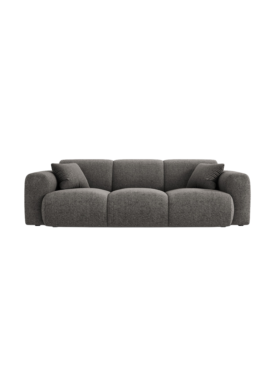 
3-Sitzer Design Sofa „Nolio“ - Chenille Grau