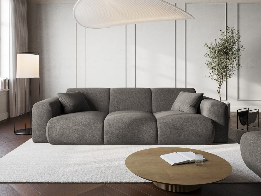 
3-Sitzer Design Sofa „Nolio“ - Chenille Grau